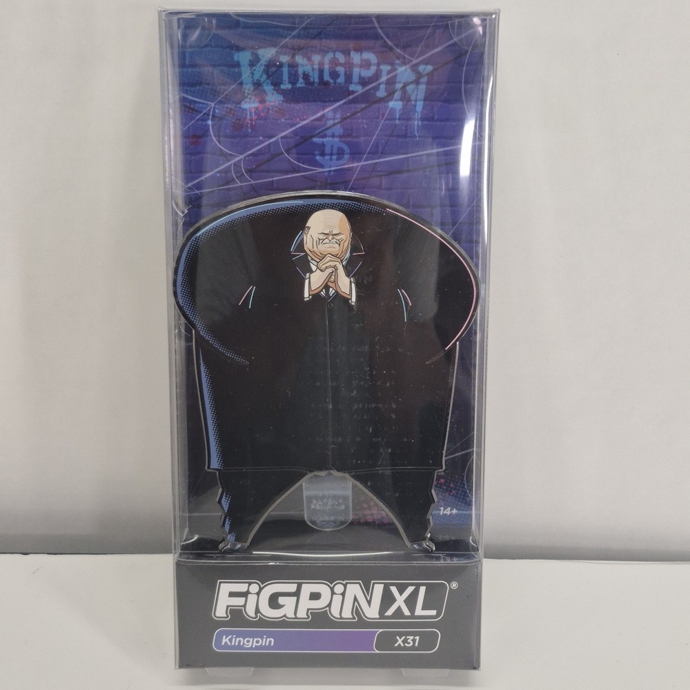 Kingpin Figpin XL Pin X31 Spider-Man Into The Spider-Verse Marvel Wilson Fisk